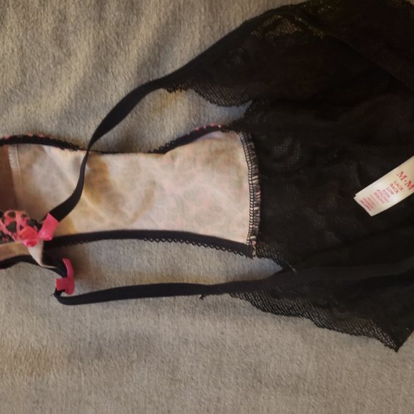 2000s Victoria's Secret Pink Lace Back String Bikini - Picture 4 of 4